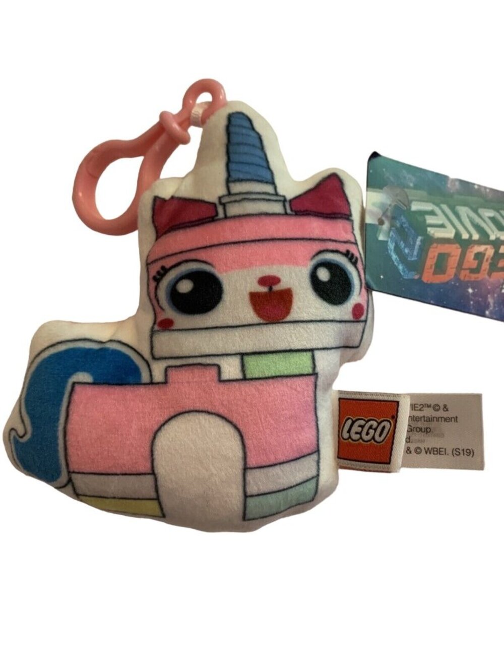 LEGO Movie 2 Plush Unikitty 2D Clip Accessory